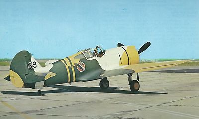 Curtis P-36A Hawk Postcard                              mcp  