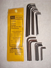 =CRAFTSMAN= 20 pc SAE Long/Short Arm Hex Key Set #46696, Made in USA