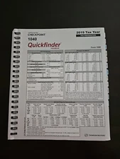 Thomson Reuters Checkpoint 1040 Handbook, 2019 Tax Year Prep, Q40P19, 42631636