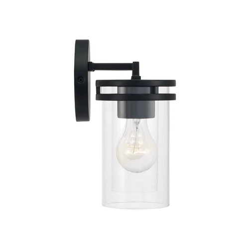 HomePlace Lighting 148721MB-539 Fuller Transitional Clear Glass Cylinder Vani... - Picture 4 of 6