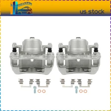 PMT2018 Front Brake Calipers w/ Bracket Pair For 2004-2012 Chevrolet Malibu