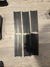 Tyco Speedways Tyco Lok Track 9  Lined Straights 5748 6 Pieces A 