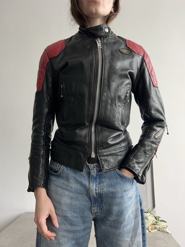 Veste Lewis Leather Aviakit Monza Vintage - Taille M (38) - Bleu Turquoise - Rare