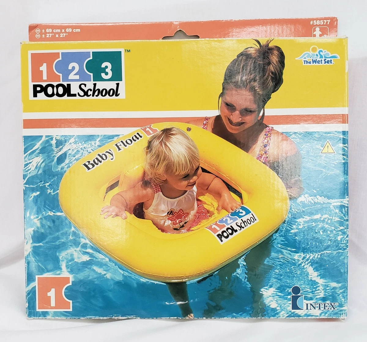 fra nu af vokal krise Vintage Baby Float Intex 1-2-3 Pool School NEW Old Stock The Wet Set 1998 |  eBay