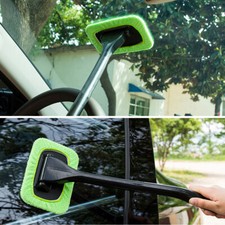 180 Rotatable Auto Car Windshield Cleaning Tool 5 Washable Microfiber Pads Kit 180 Rotatable Auto Car Windshield Cleaning Tool 5 Washable Microfiber Pads Kit