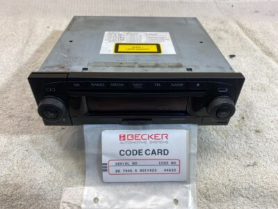 PORSCHE 996 RADIO BECKER 7946 BE7946 BE 7946 BECKER CASCADE 7946 WITH CODE