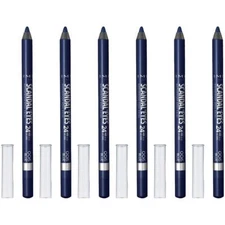 6-Pack New Rimmel Scandaleyes Waterproof Kohl Kajal Liner, 006 Deep Blue 0.04 Oz