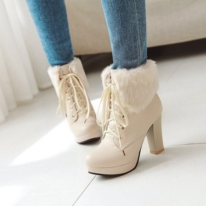 furry ankle boots uk