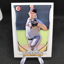 2014 BOWMAN CLAYTON BLACKBURN BASEBALL ROOKIE CARD RC #TP83 SF GIANTS