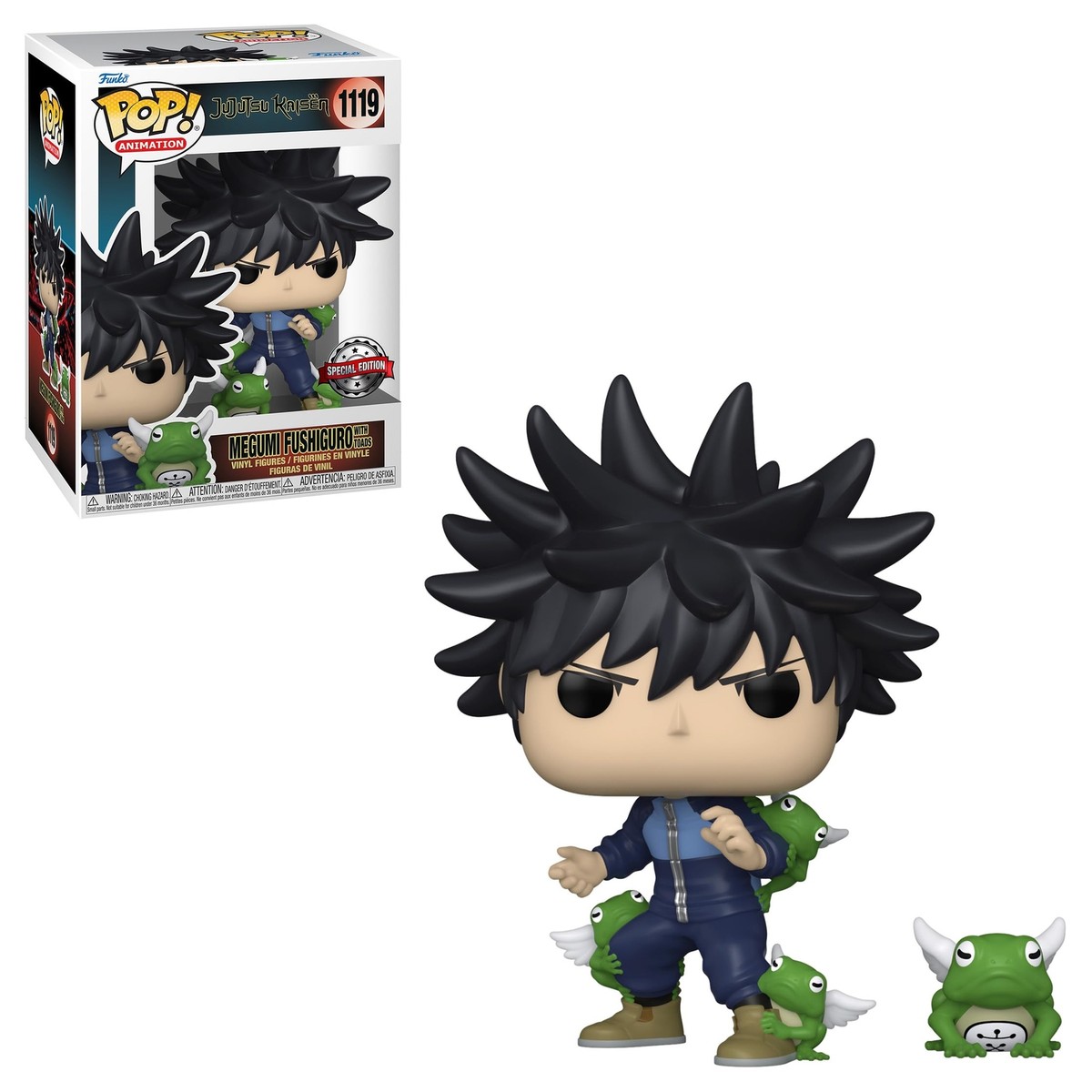 Funko Pop JJK - Megumi Fushiguro with Toads - Jujutsu Kaisen