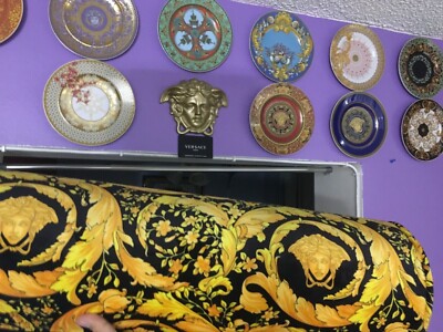 VERSACE CUSHION PILLOW Medusa King Bed Sofa Bolster Prestige Home Italy New Sale