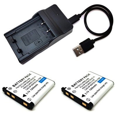 Battery / USB Charger For Voigtlander VITO 65 VITO 75 Vitolux S100 Vitolux S80