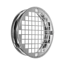 Galvanized Metal Duct End Cap - 6 Inch Fit with Mesh - Available in Different...