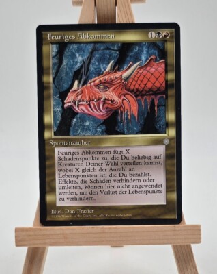 Feuriges Abkommen Eiszeit Magic Karte MTG deutsch (Fire Covenant)