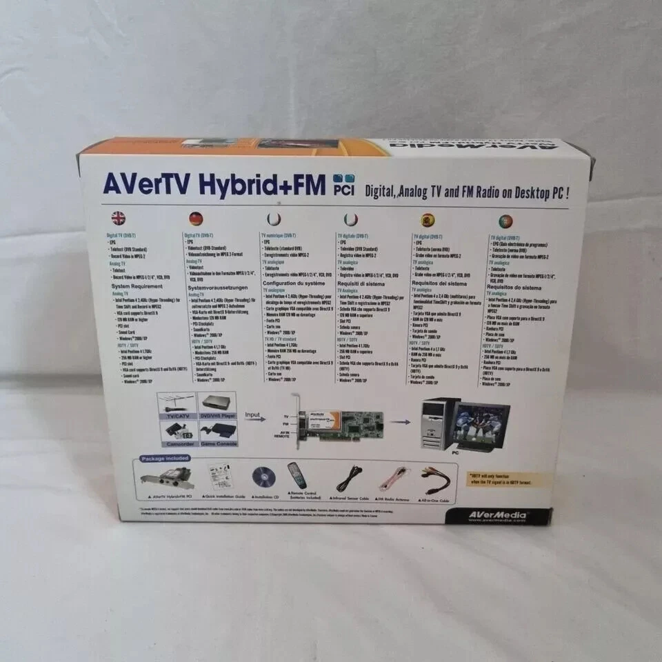 AverMedia Hybrid+FM PCI - Brand New Sealed - Image 2 of 2