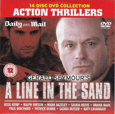 A LINE IN THE SAND ( DAILY MAIL Newspaper DVD ) Ross Kemp , Ralph Ineson