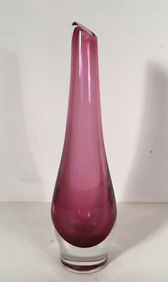 glas Vase Schweden wohl F.A.W. Johansson Orrefors Glass Mid Century