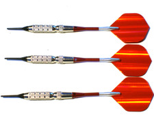 Soft Tip Darts New, 16 Gram Plated, Aluminum Spinning Shafts 2521