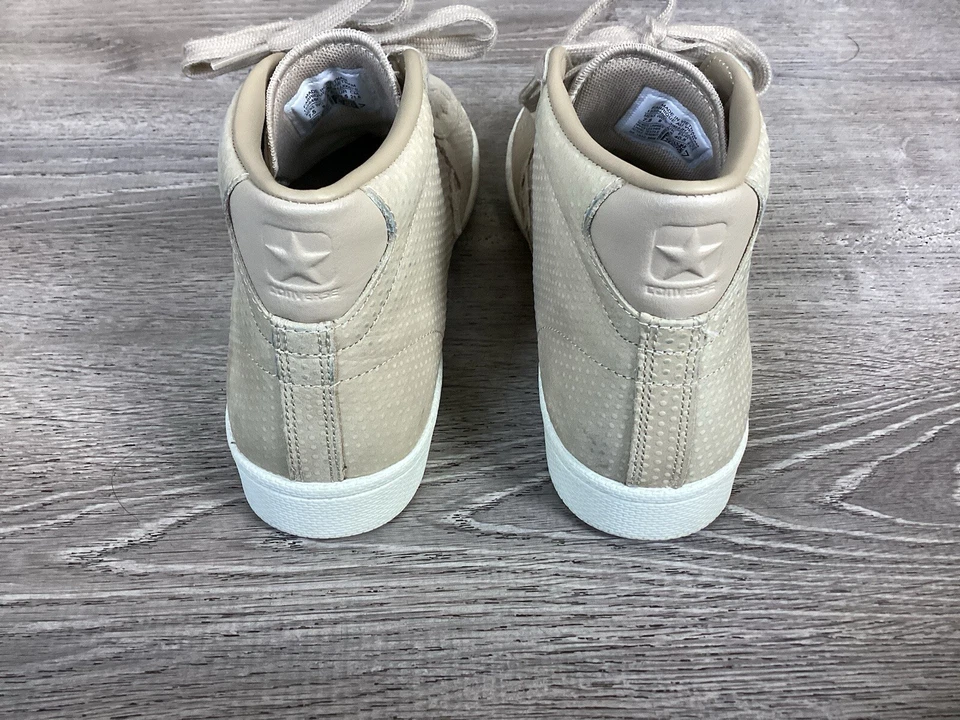 Zapatillas deportivas Converse Pro de cuero 76 para mujer talla 9 medias para hombre 7,5 zapatos caqui 155648C Foto 3 de 4