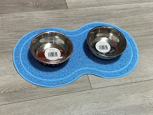 Alfombra multiusos de 8 formas para alimentación de mascotas tazón de comida pequeño perro/cachorro/gato - Imagen 35 de 81