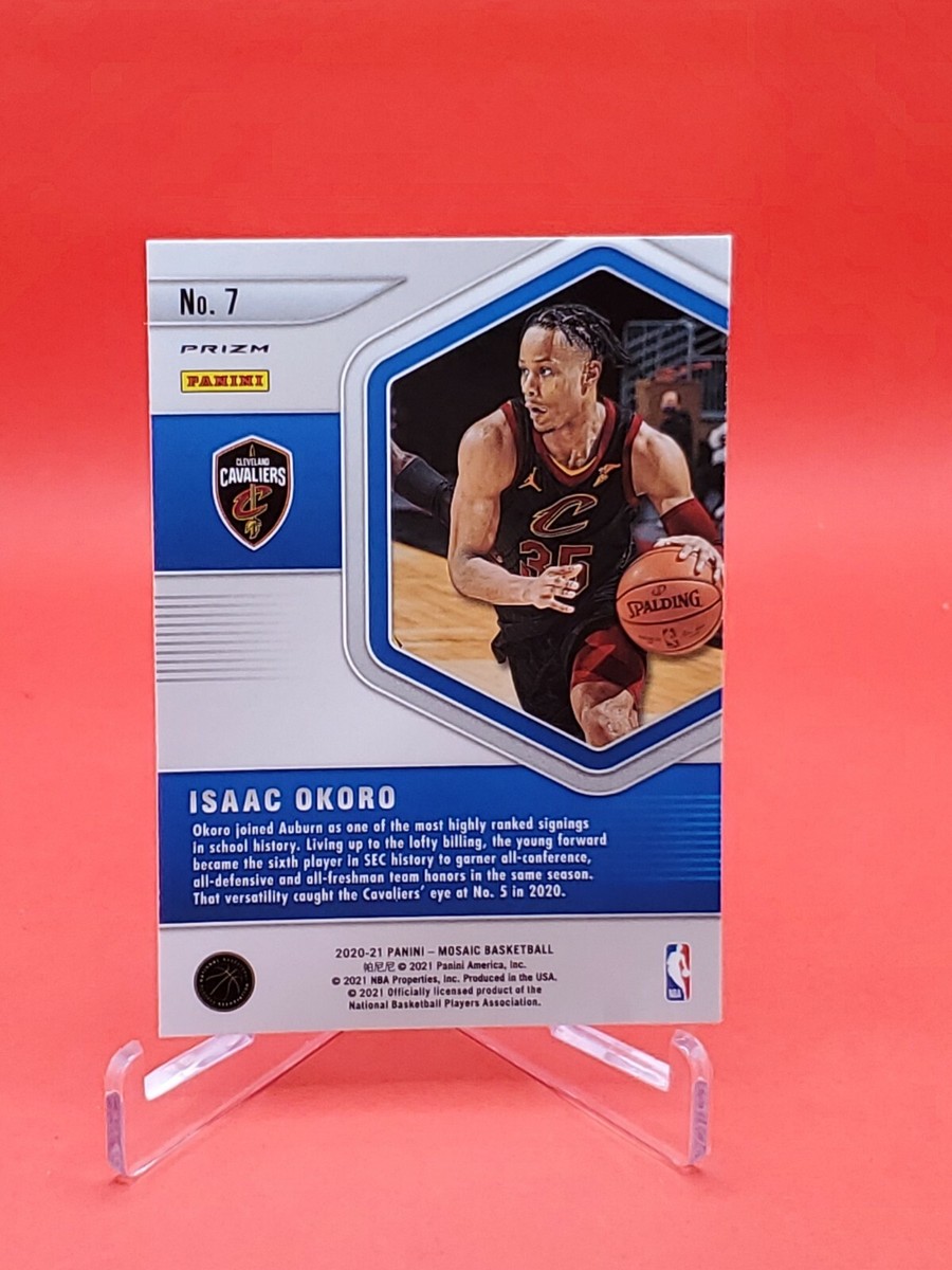 Isaac Okoro 2020-21 Panini Mosaic #7 Blue Chips Mosaic