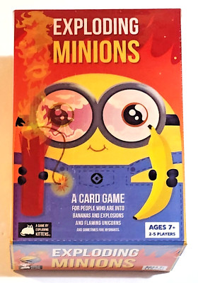 Exploding Minions Card Game by Exploding Kittens - New and Sealed