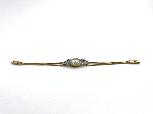 Estate Ladies 14k Yellow Gold .90 ctw Diamond Watch Appraised $4,400 FLAW READ - Picture 10 of 24