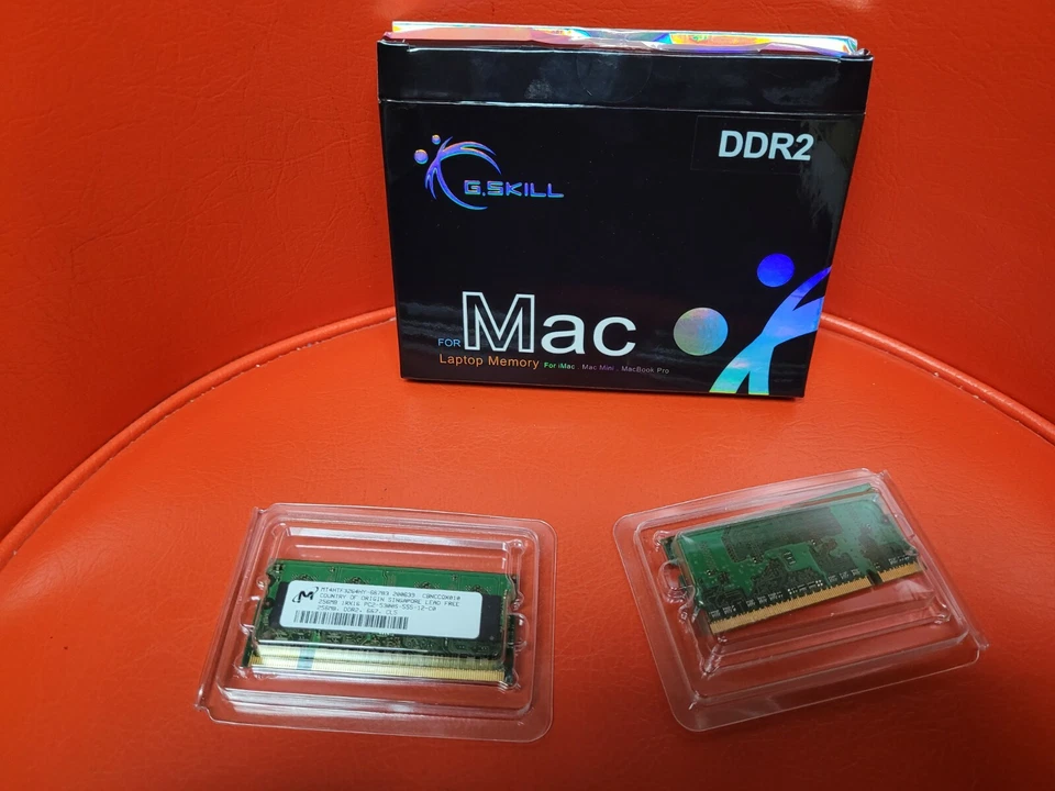 G.Skill MAC DDR2 256MB X2 Laptop Memory NIB NEW iMac Mini MacBook Pro PC2-5300S - Image 3 of 4