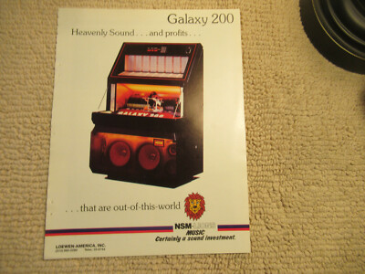 original ad NSM JUKEBOX nostalgia galaxy 200 FLYER | eBay