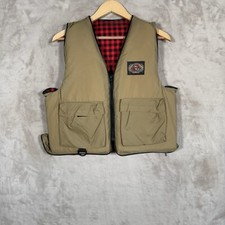 Stearns fishing vest Plaid Lined Large Adult