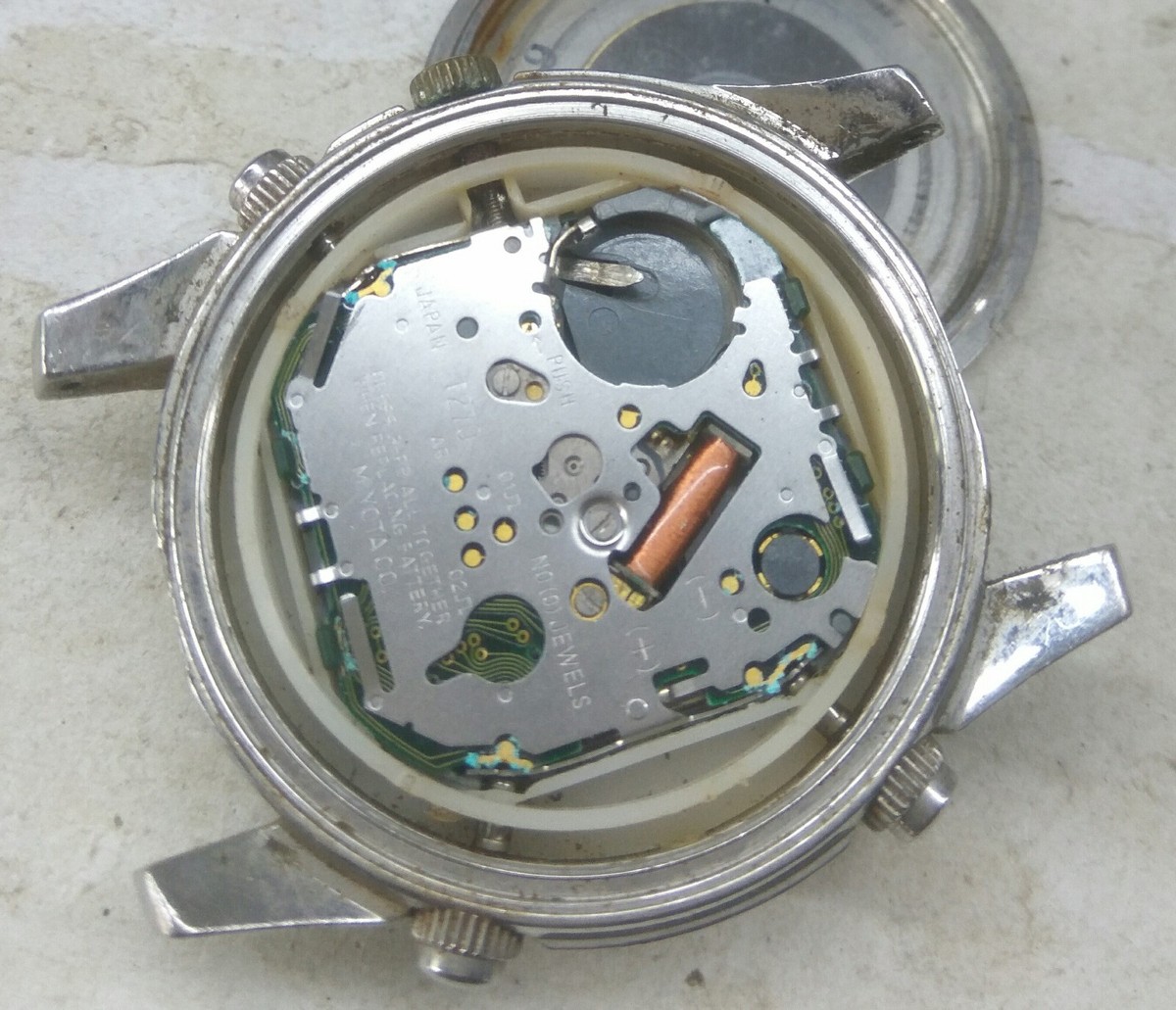 USED CASIO (4754) MTP-4700 CHRONOGRAPH ANALOG/DIGITAL WATCH