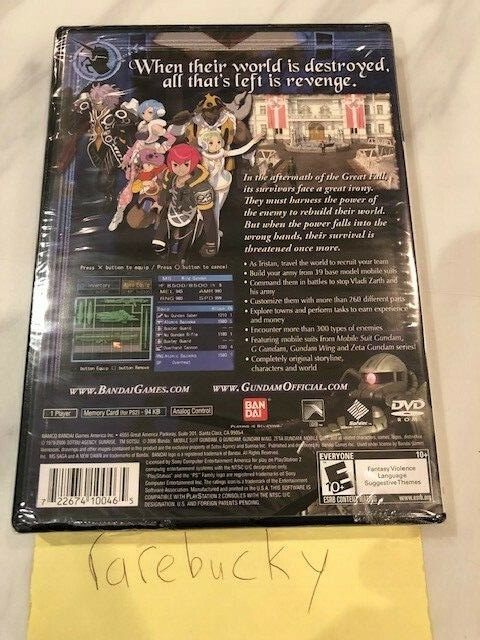 Buy MS Saga: A New Dawn (Sony PlayStation 2, 2006) online | eBay