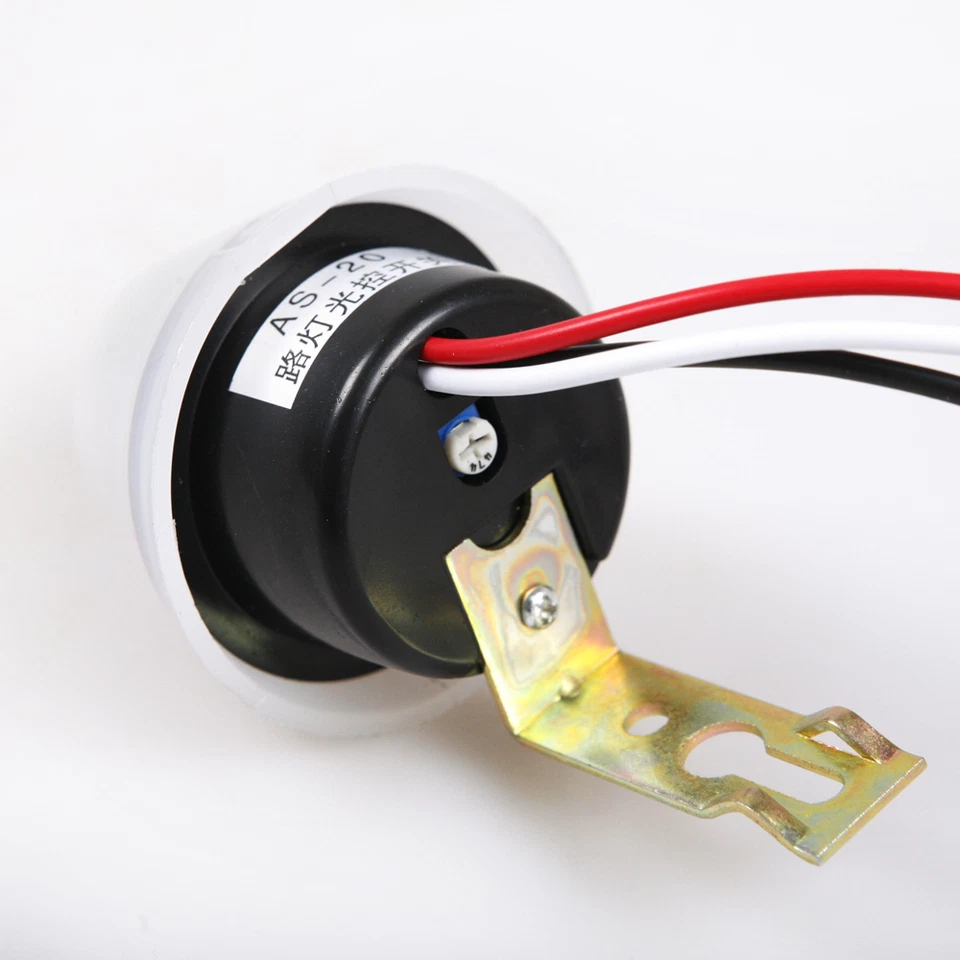2Pcs 12V 10A Photoswitch Sensor, Auto On/Off Street Light Switch, Adjustable Tim - Image 3 of 4