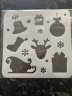 Japanese pastel Nagomi Christmas Stencil,Reusable, For Paint, Stamp, Spray