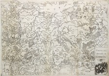 Saarland Lothringen Original Kupferstich Landkarte Bouttats 1674
