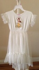 Disney  s Belle Rose Girls Short Sleeve Dress Size 6 Brand New with Tags