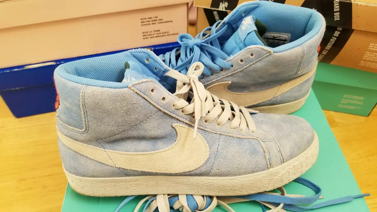Nike SB Blazer Zoom sz 10 LANCE MOUNTAIN ENGLISH ROSE light bone university blue
