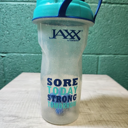 Jaxx Fit &Fresh Blender Bottle Prework Protein Shake Blender Bottle eBay
