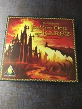 Golden Egg Games Boardgame Fallen City of Karez Box VG+/EX w/ Golden Dragon Exp.