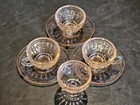 Set of 3 Mosser Jennifer Miniatures Pink Cup & Saucer Sets + 1 Ice Cream Glass — photo 2