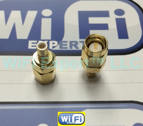 SMA Male To SMB Male Antenna Adapter Converter SMA PLUG to SMB Straight USA - 第 2/6 張圖片