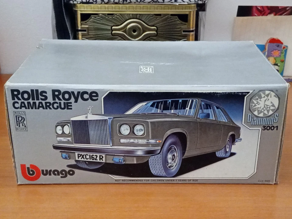 Rolls-Royce Camargue. Burago 1:22, Diamonds 3001. Con Scatola. - Immagine 3 di 4
