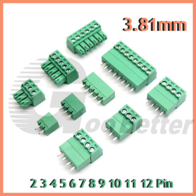 Connettori Terminali A Blocco 5mm - Set 32 Pezzi Con 2-9 Pin Per PCB - Maschio/Femmina - Foto 10