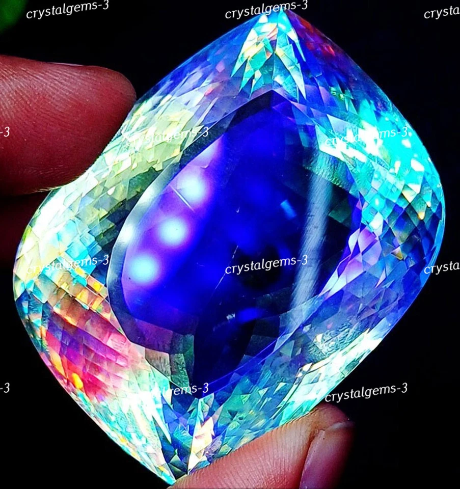 Certified Rainbow Mystic Quartz Loose Gemstone Fancy Shape Between 260 to 270 Ct - Image 2 of 4