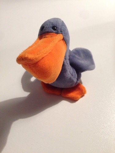 Ty Beanie Baby ~ SCOOP the Pelican ~ RETIRADO Sin Colgar Etiqueta - Imagen 2 de 5