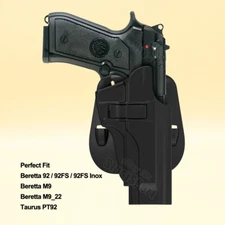 92FS Holster OWB For Beretta 92 92FS 92FS Inox Beretta 92 4.9” 9mm Holster 