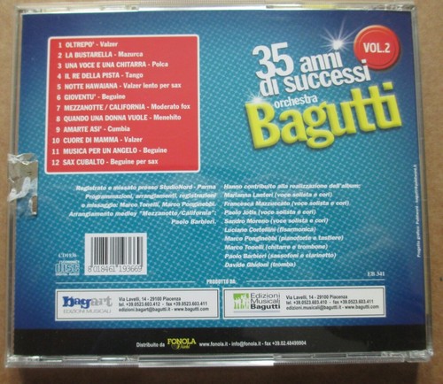 Orchestra Bagutti - 35 anni di successi Vol. II - CD 1995 - Foto 2 di 5
