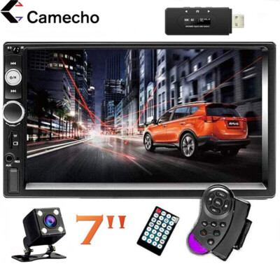 7'' DAB+ Doppel Autoradio Stereo Bluetooth USB FM AUX  2Din MP5 Player + Kamera