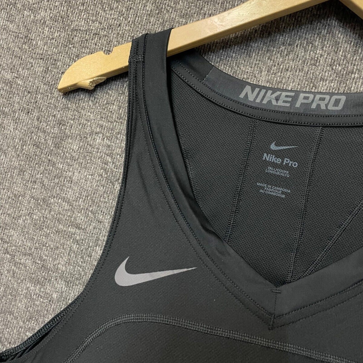 Nike Pro Hyperstrong Men's 2XLT NBA Compression Padded Tank Black