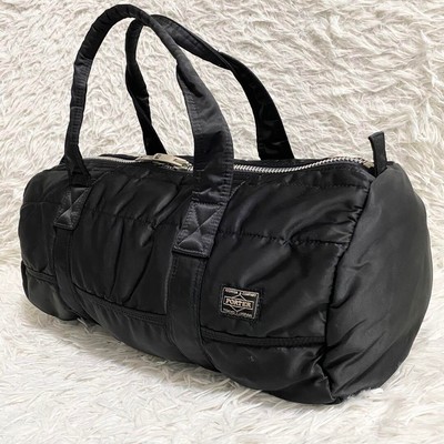 0094 PORTER TANKER DUFFLE BAG (L) BLACK Porter Yoshida & Co tanker